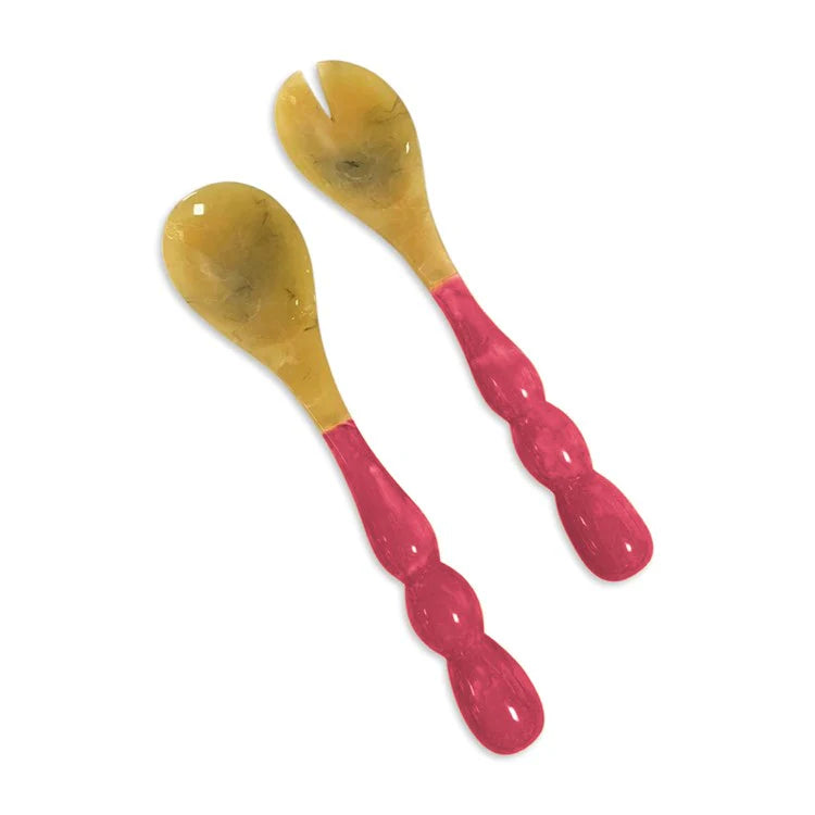 Beatriz Ball Resin Rio Bubble Salad Servers  - 5 Colors