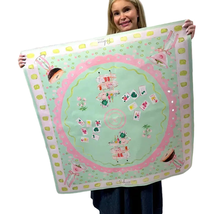 Girly Bar Cart Mahjong Mat