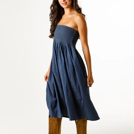 Holly Shae Betsy Skirt/Dress - Stretch Denim