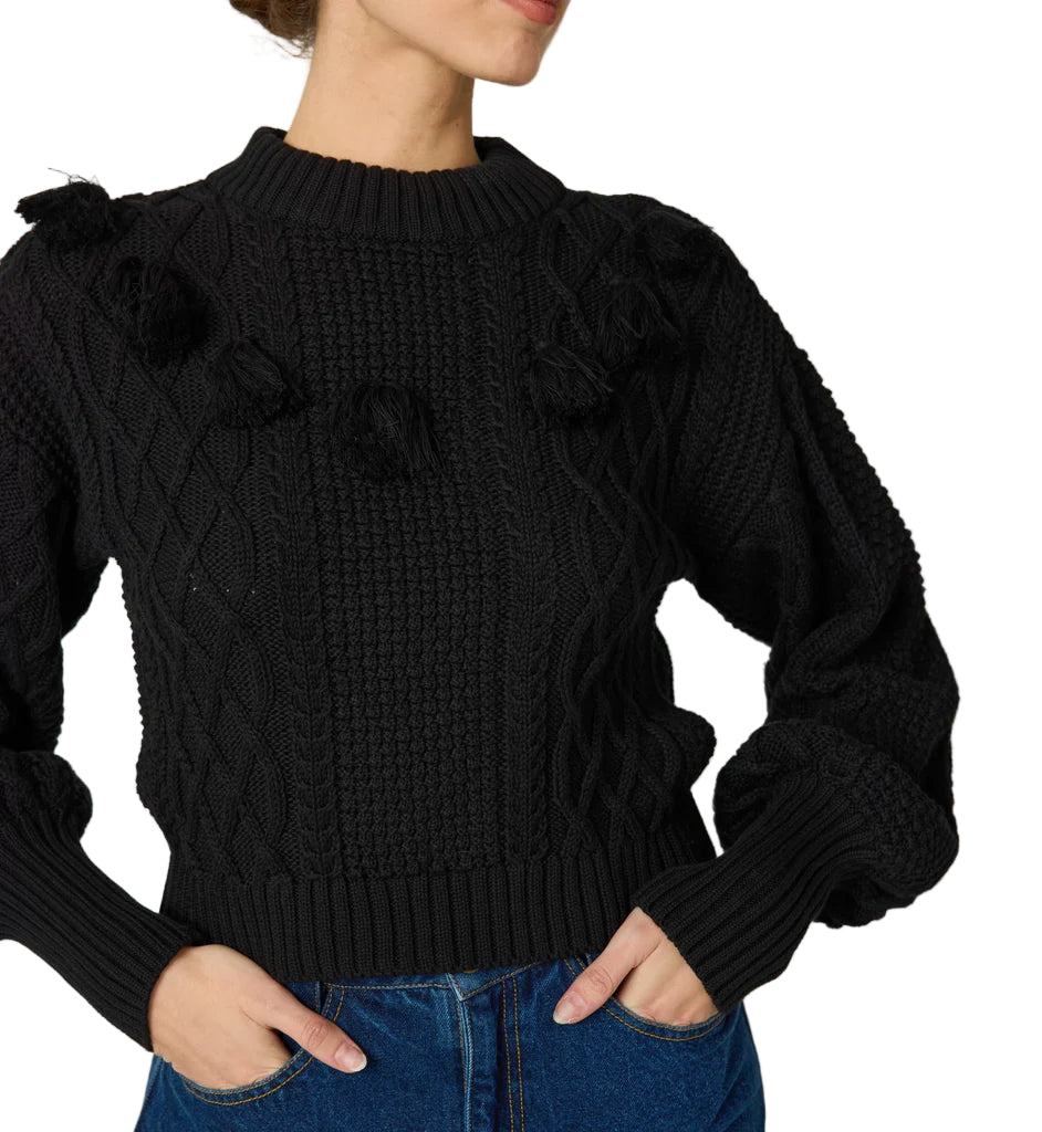 Cleobella Bettina Sweater - Black