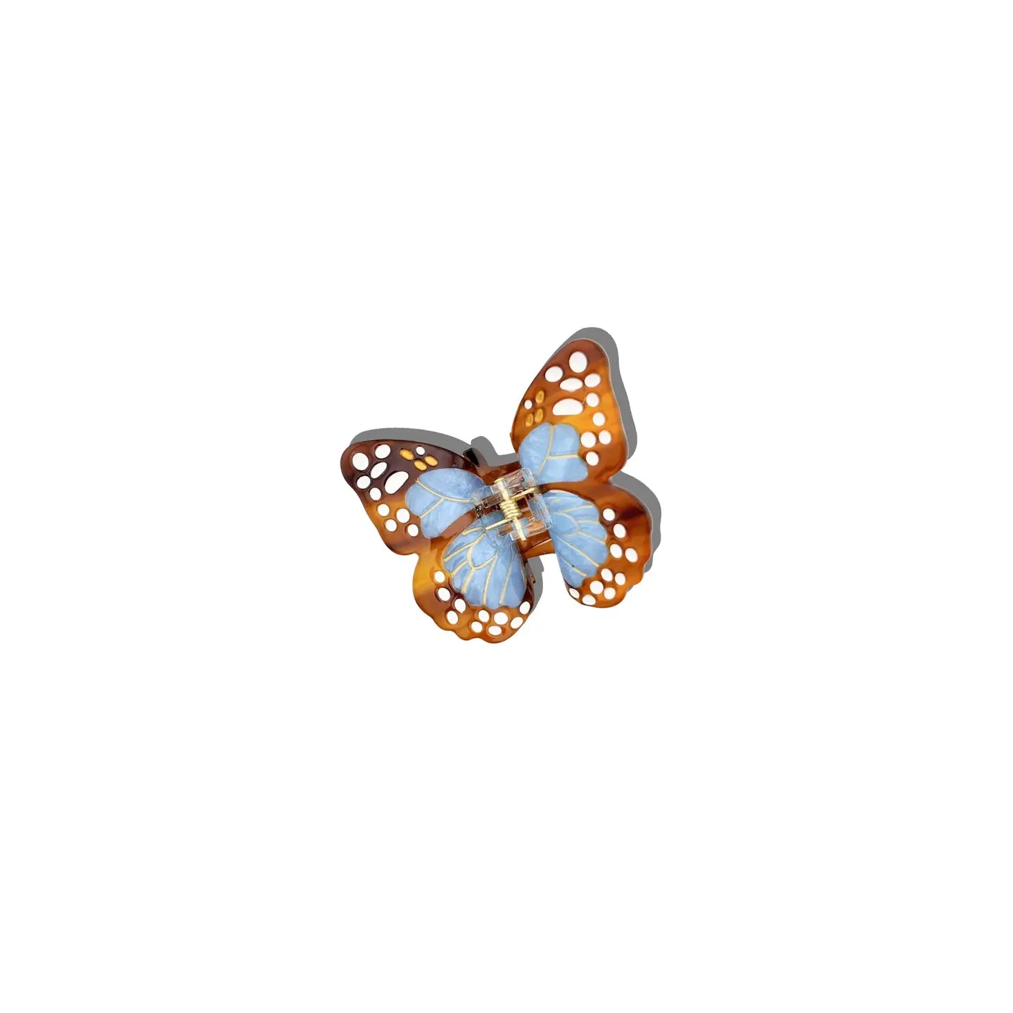 Hand-Painted Mini Monarch Butterfly Claw Hair Clip - 4 Colors