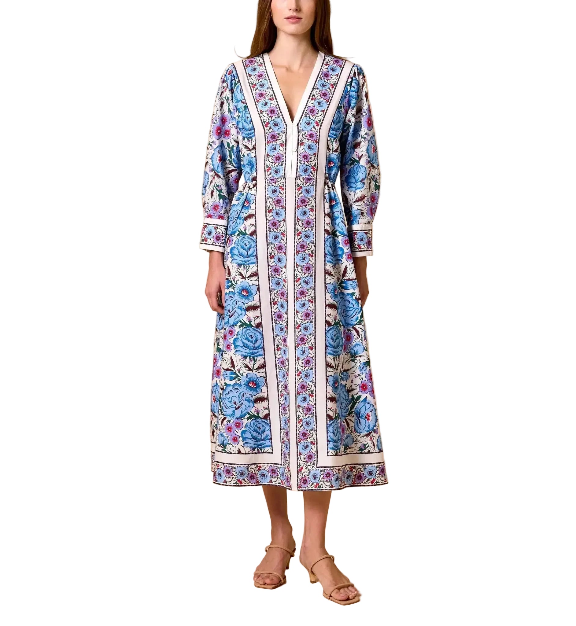 CLEOBELLA Blanche  Midi - Fluora Print Flur