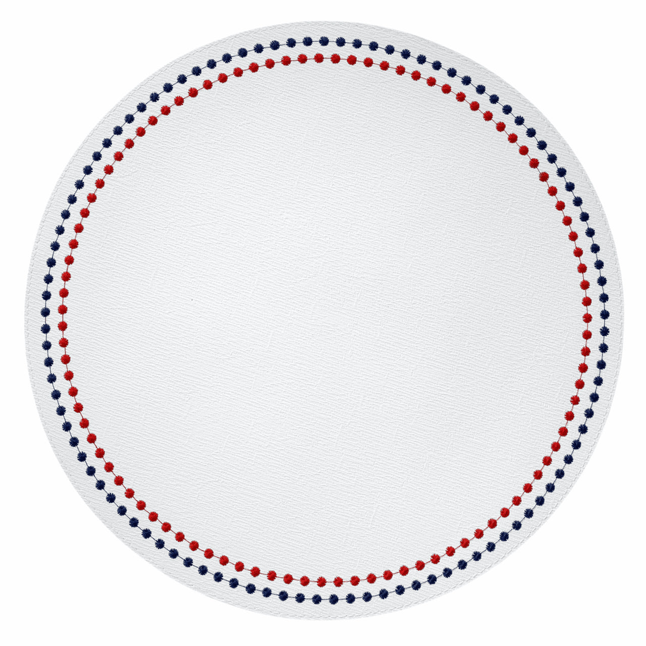 Pearls Red/Blue Mat - Set of 4