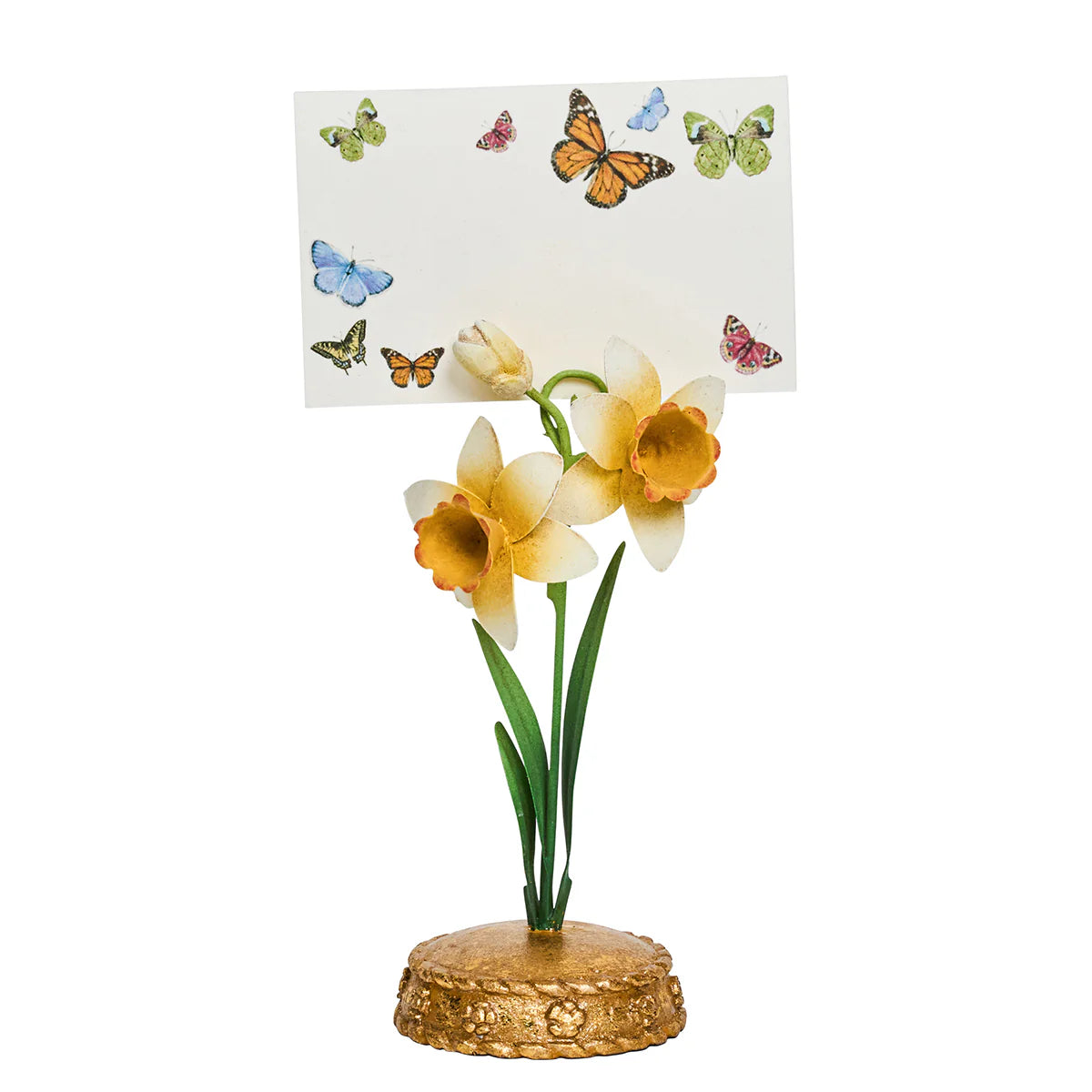Juliska Meadow Walk Daffodil Place Card Holder - Yellow