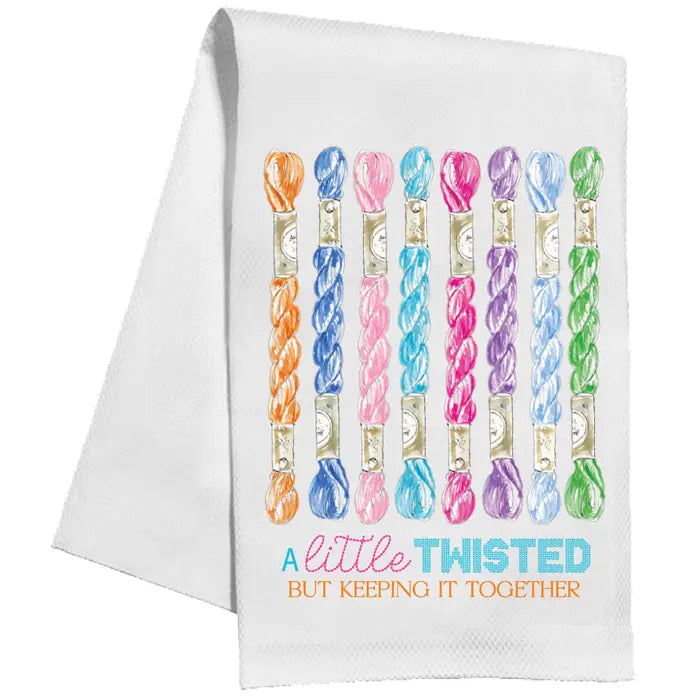 Kitchen Towel - A Little Twisted, But Keeping it Together Skeins