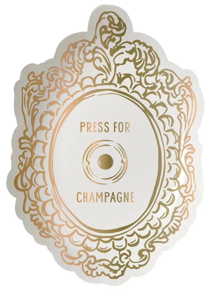 Ceramic Trinket Tray - Press For Champagne