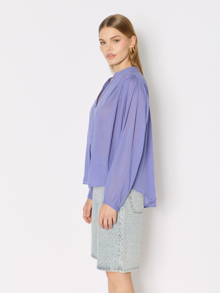 Berenice Cassandra Gauze Shirt  - Blackberry