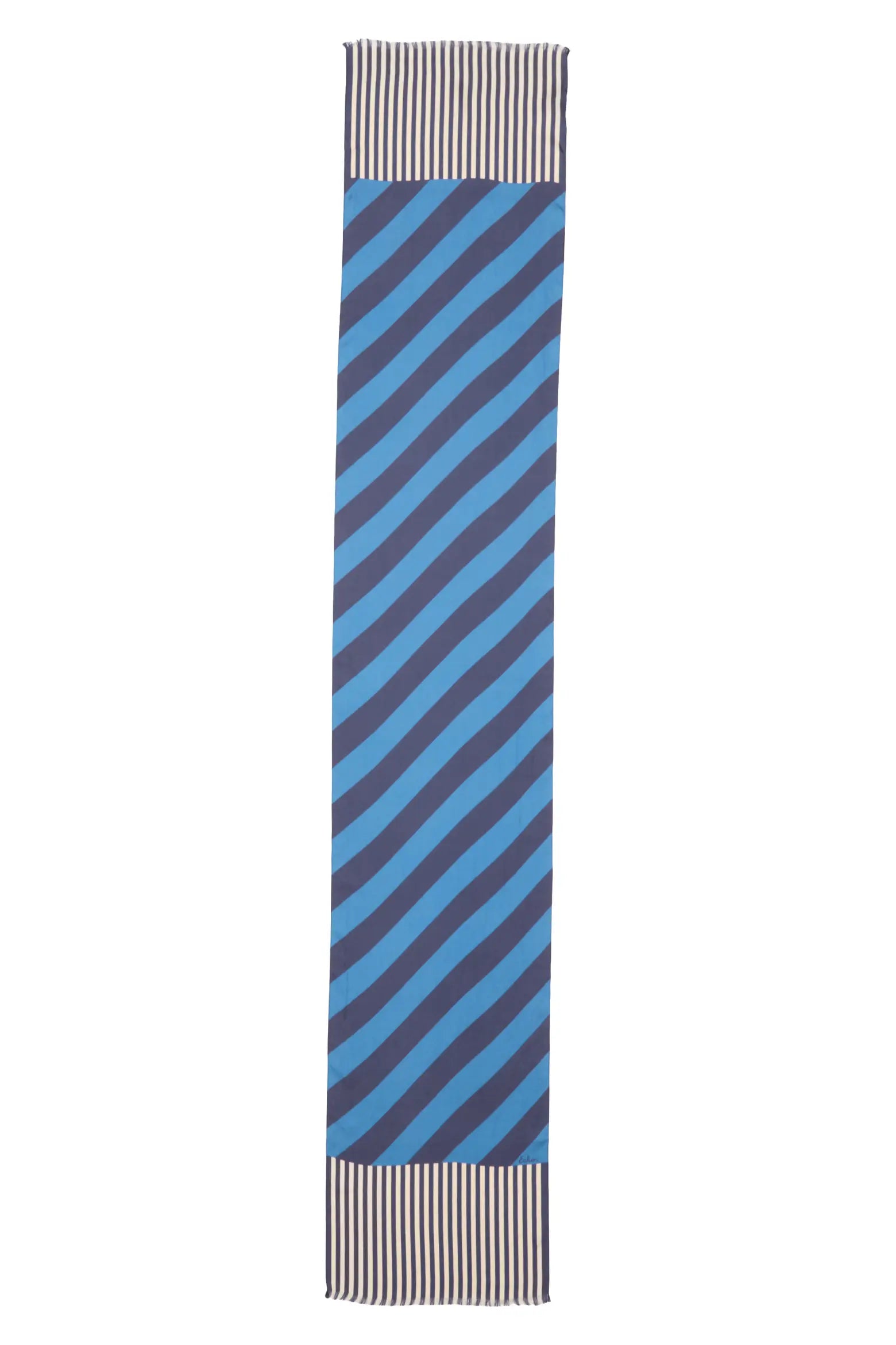 Stripy Silk Oblong
