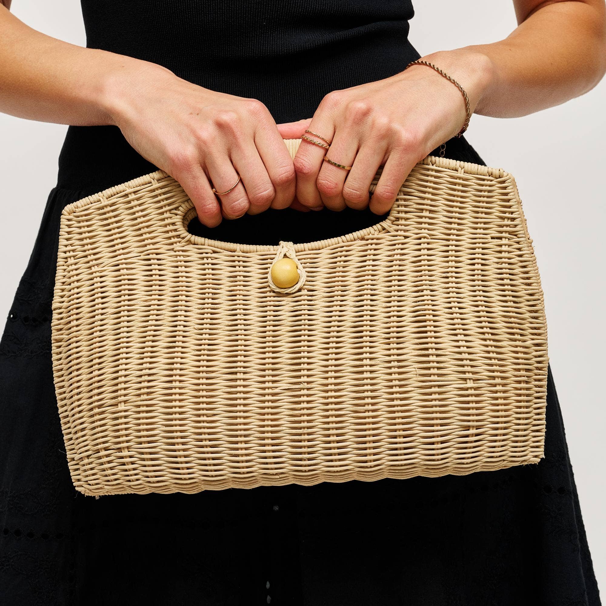 Riley Clutch: Natural