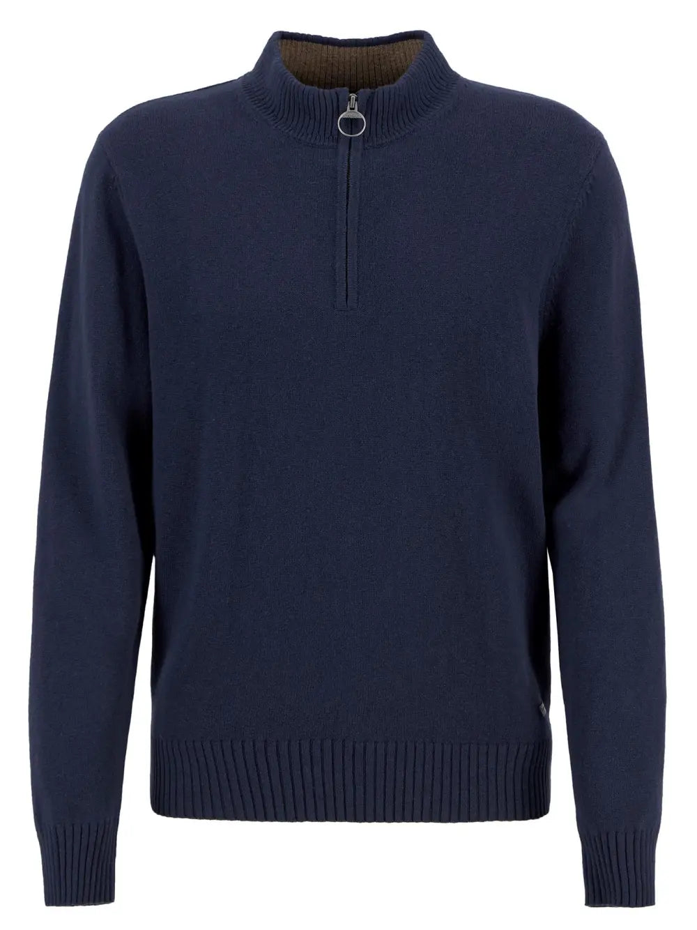 Barbour Kelson Half Zip Knitted Sweater - Navy