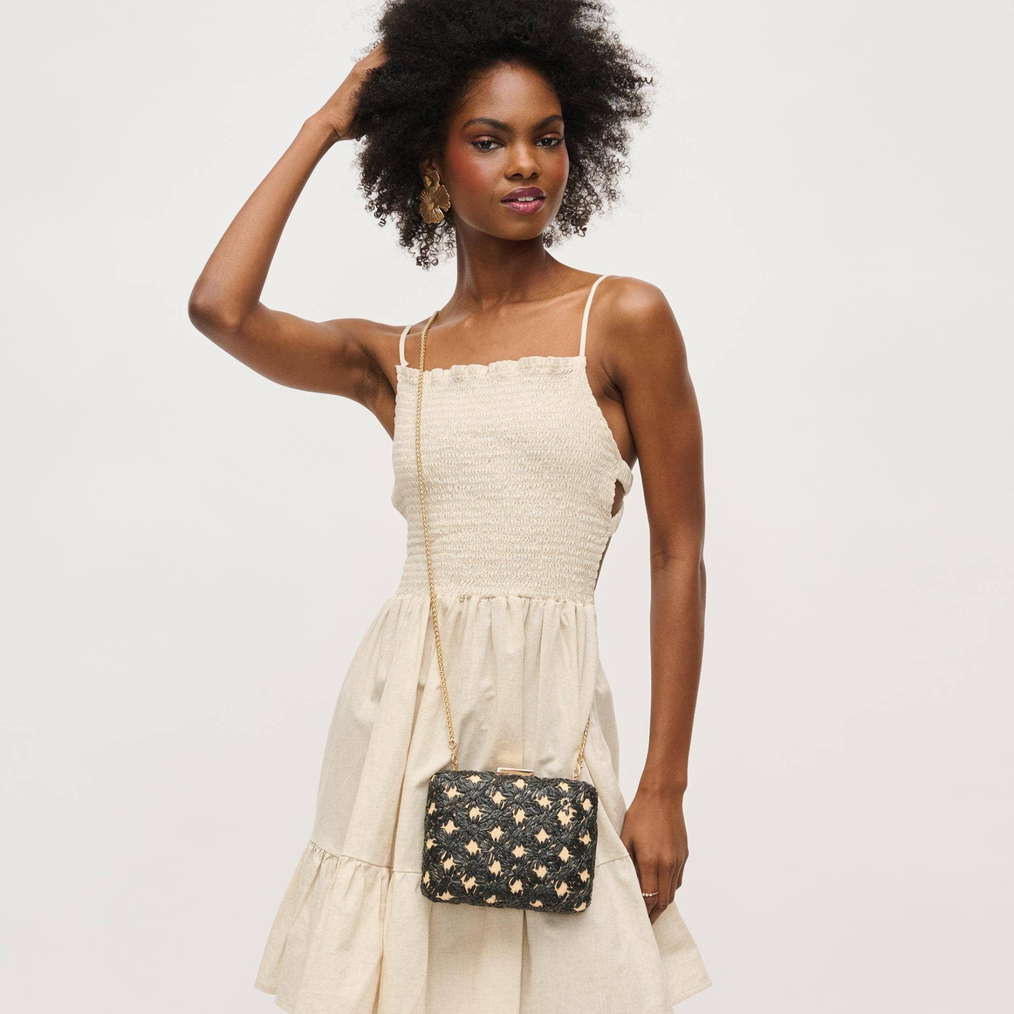 Samantha Evening Bag - Black Natural