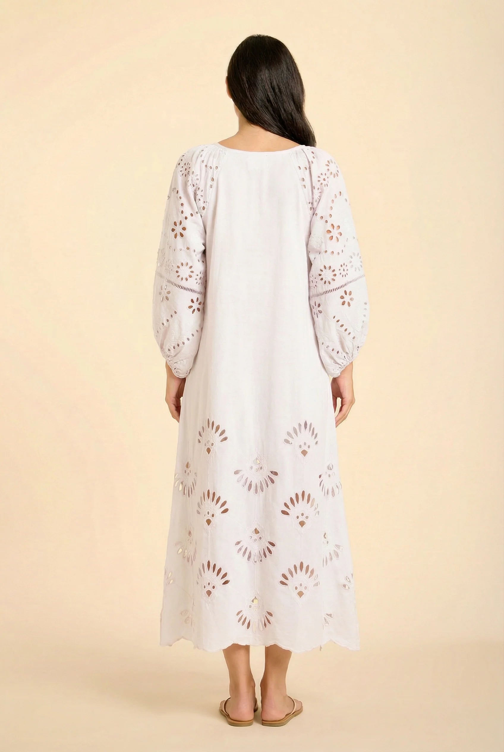 Sitano Donna Maxi Dress - White