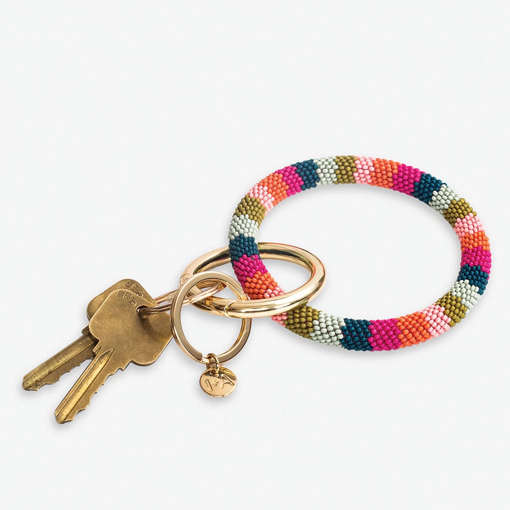 Chloe Stripe Key Ring - 8 Variants