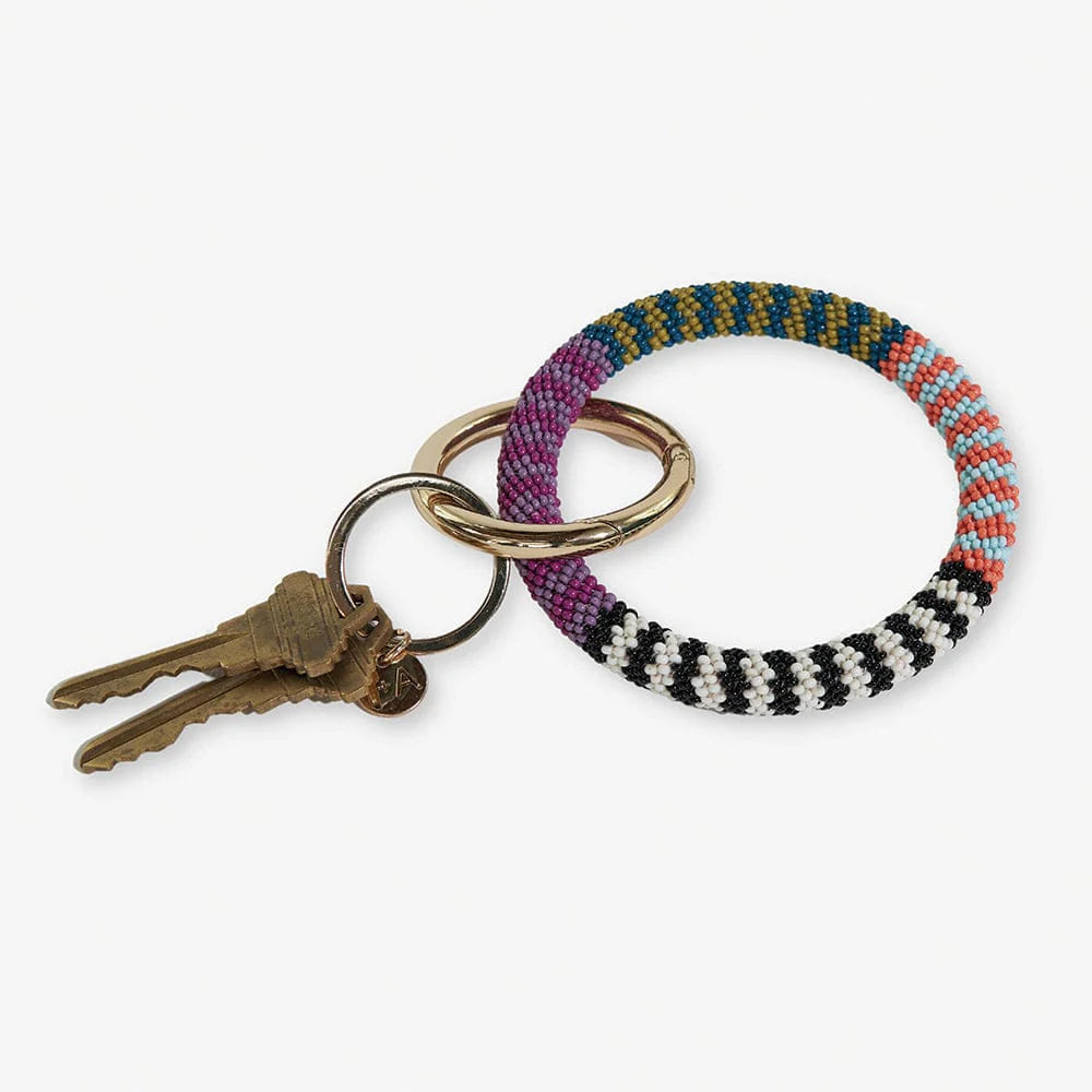 Chloe Stripe Key Ring - 8 Variants