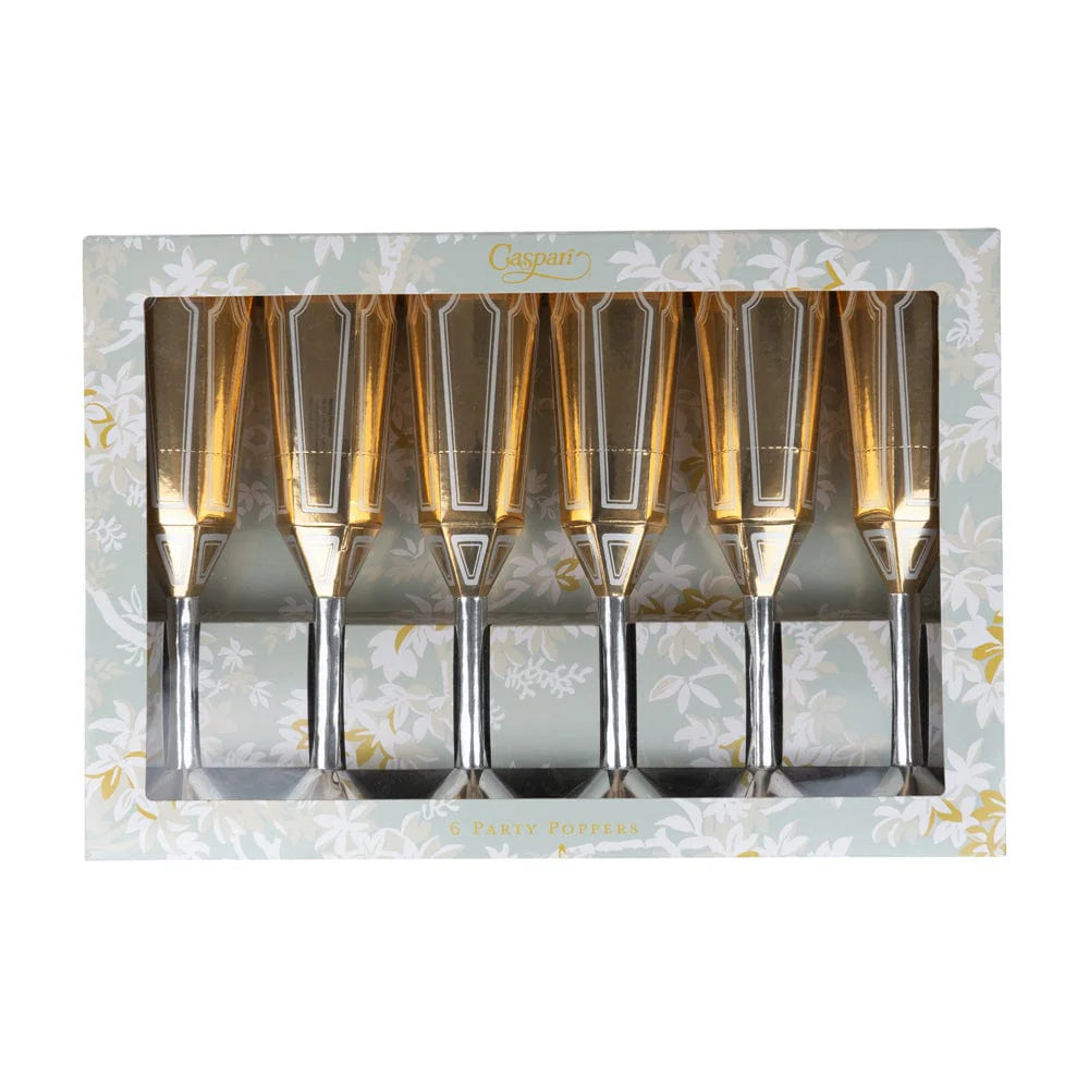 Party Poppers 10" Sparkling Flutes