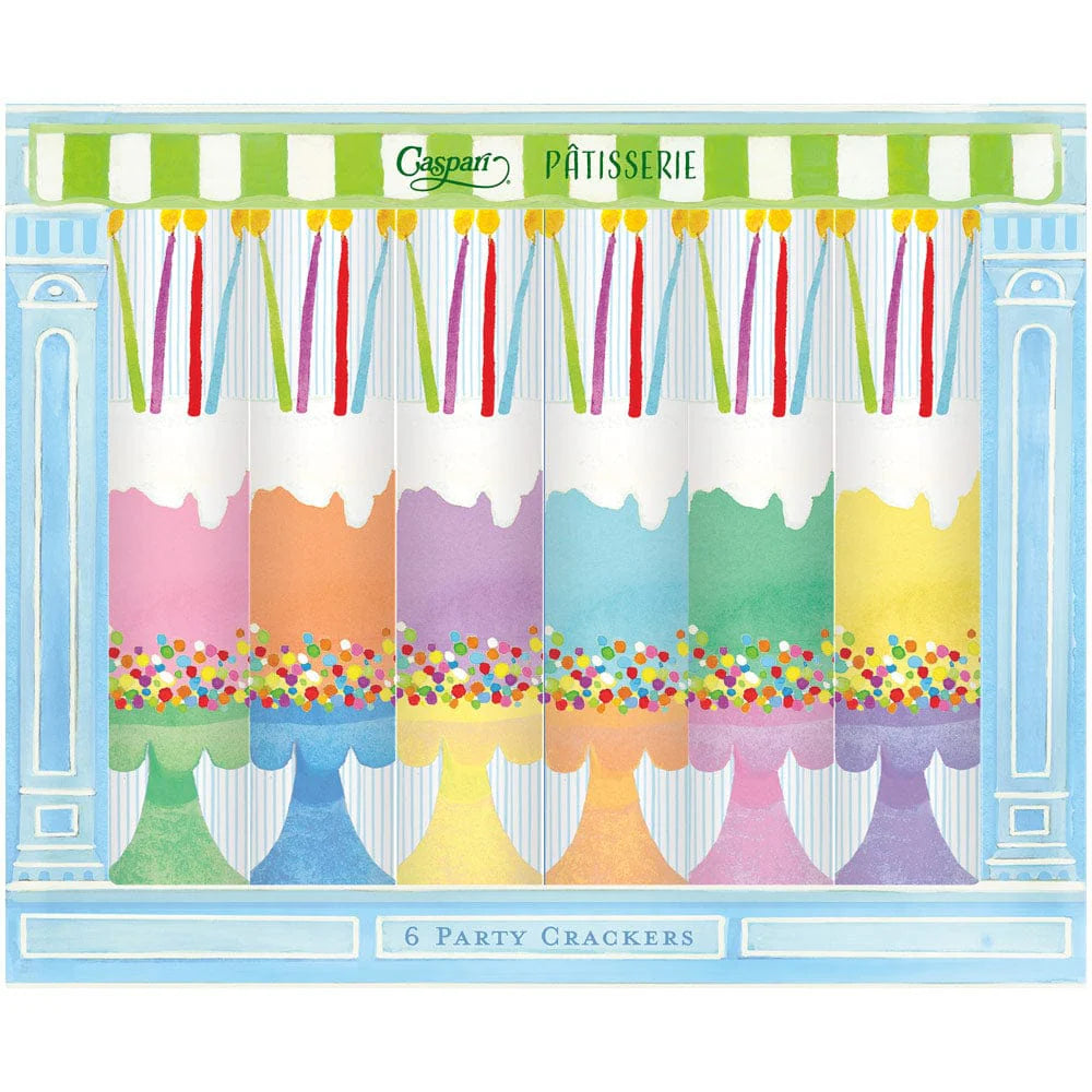 Cake Frosting 10" Party Crackers-6 per box