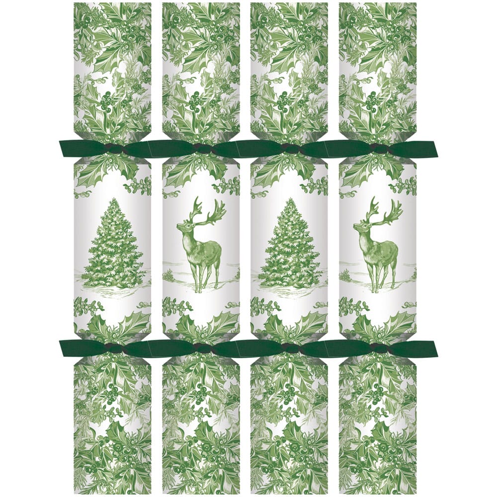 Christmas Toile Christmas Crackers