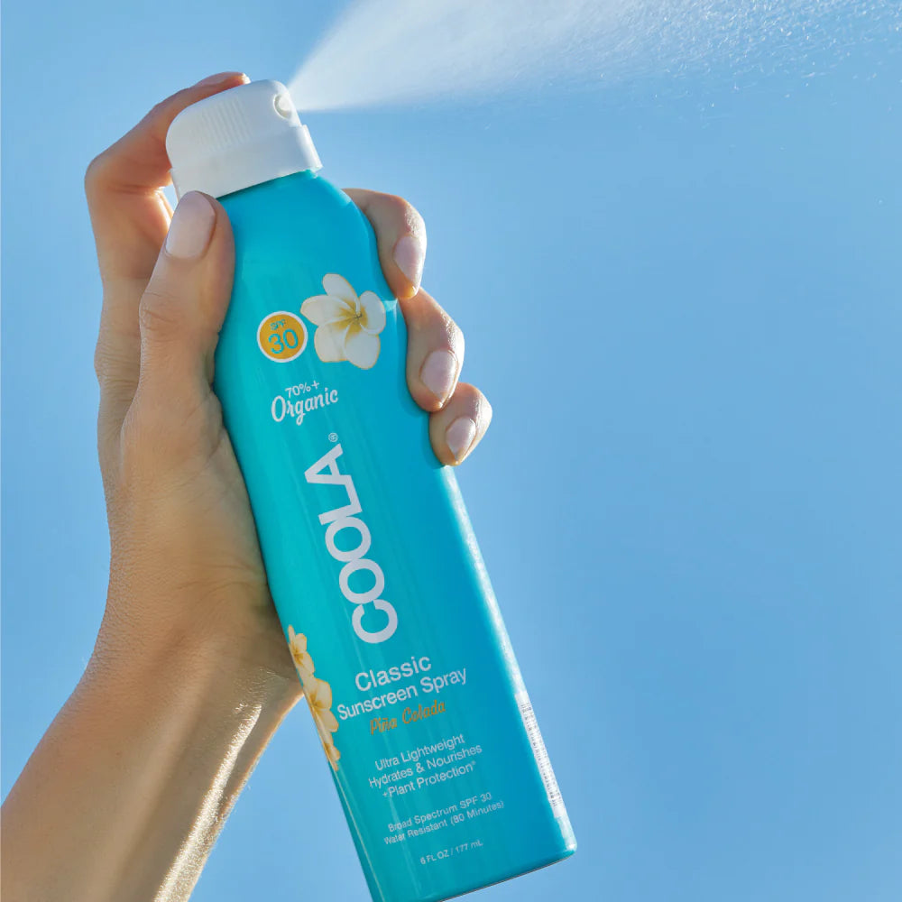 Coola Classic Organic Sunscreen Spray SPF 50 - Fragrance Free - Travel Size my