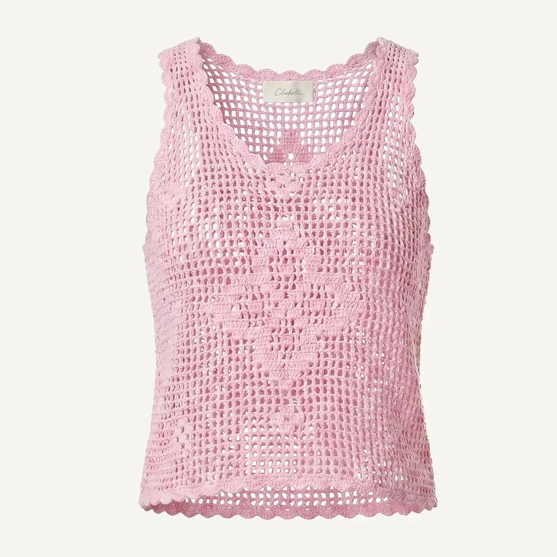 Cleobella Coraline Top - Prism Pink