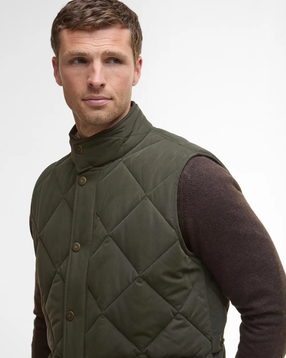 Barbour Winter Lowerdale Quilted Gilet - Dark Olive