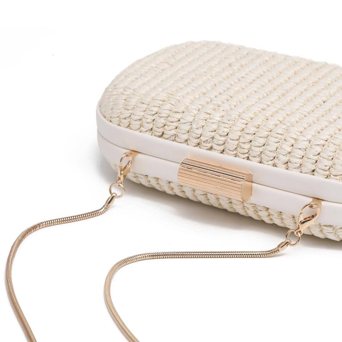 Alix Evening Bag - Natural