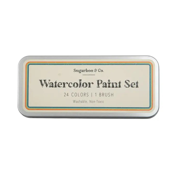 Watercolor Tin Paint Set