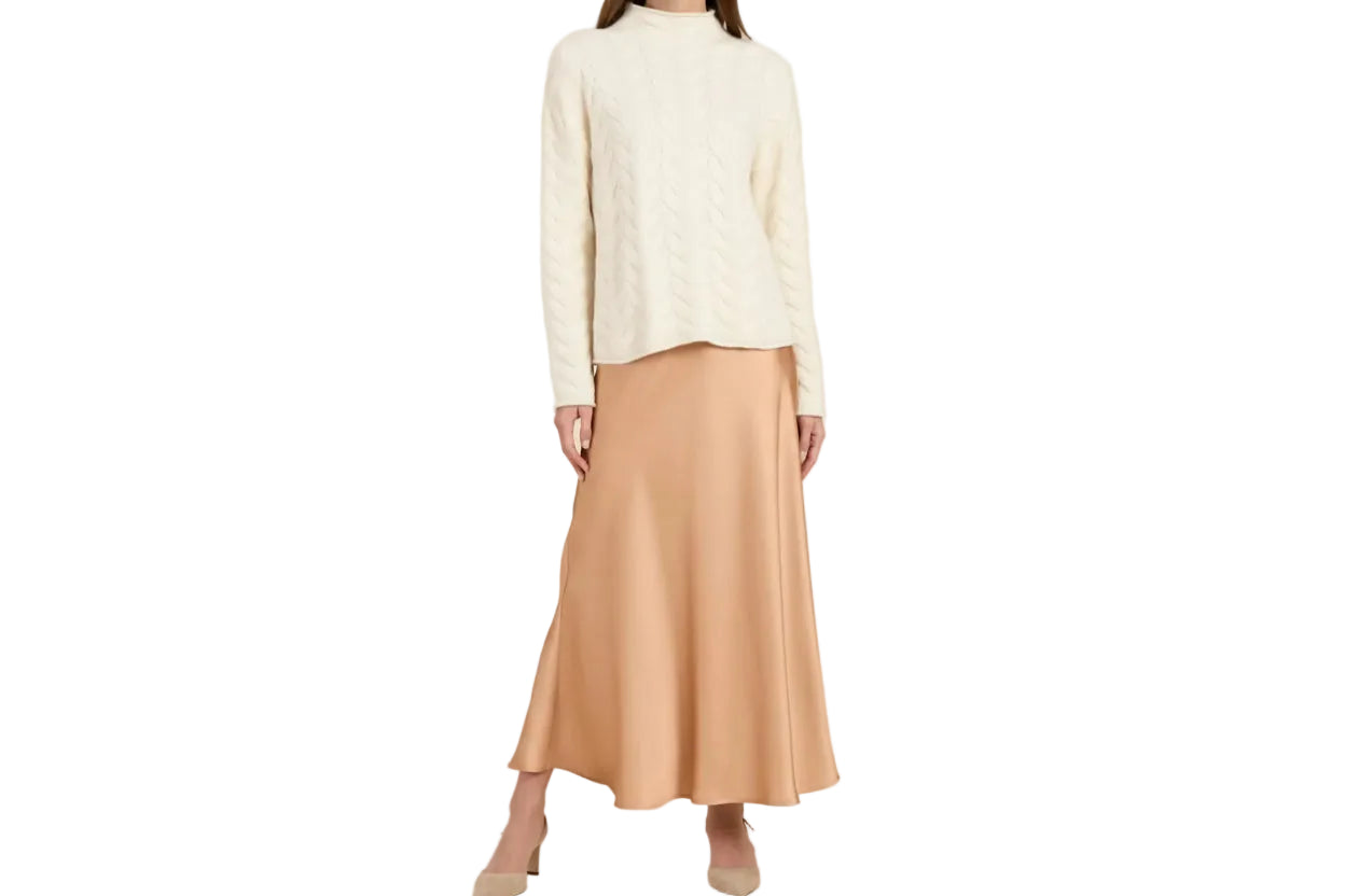 TYLER BÖE Gracie Cashmere Basketweave Sweater