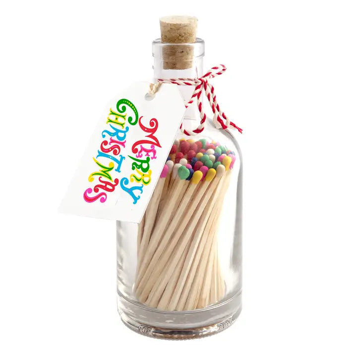 Glass Bottle Safety Matches - Six Variants