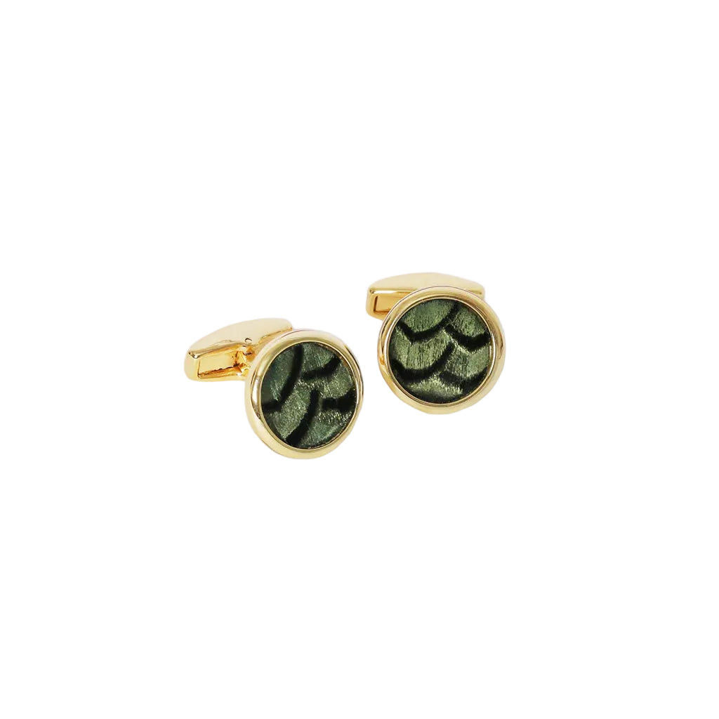 Brackish Dewees Cufflinks Gold