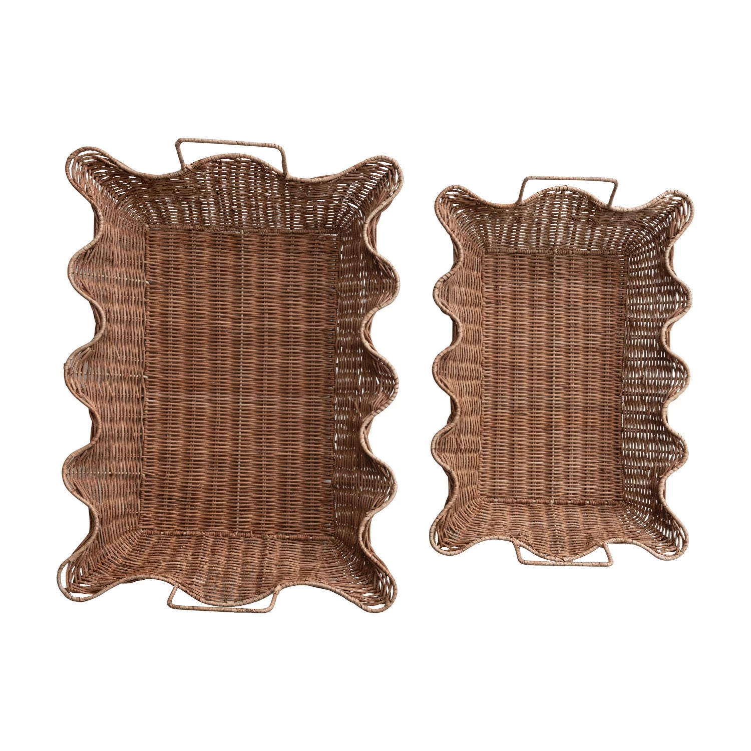 Scalloped Nesting Trays - 2 Sizes