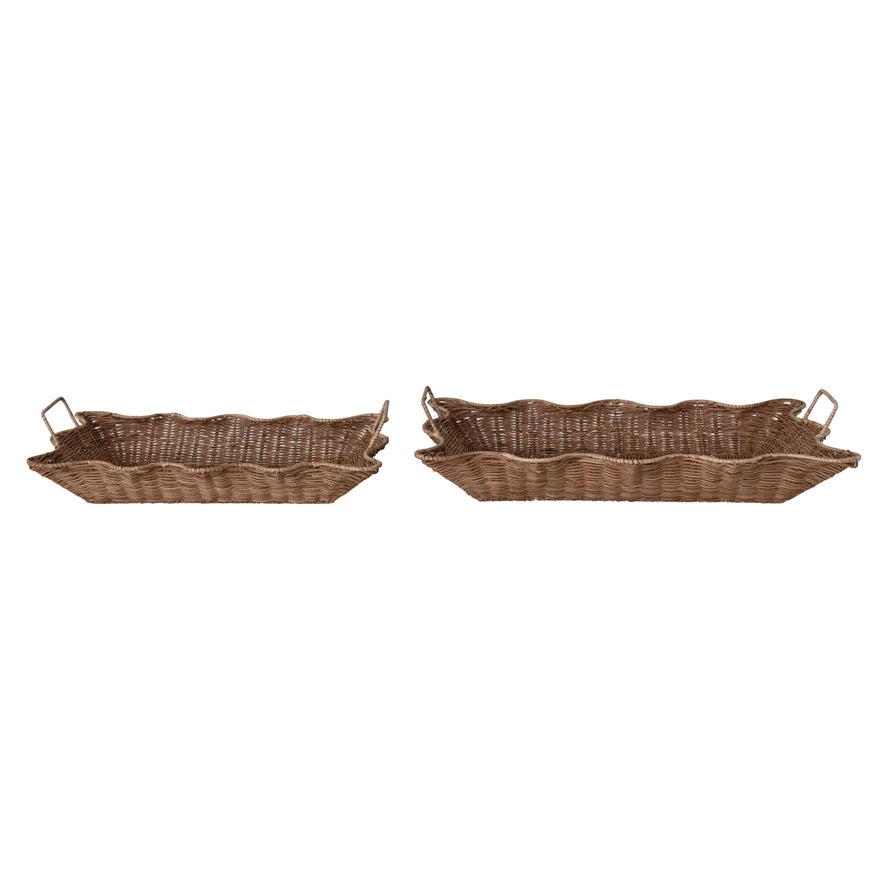 Scalloped Nesting Trays - 2 Sizes
