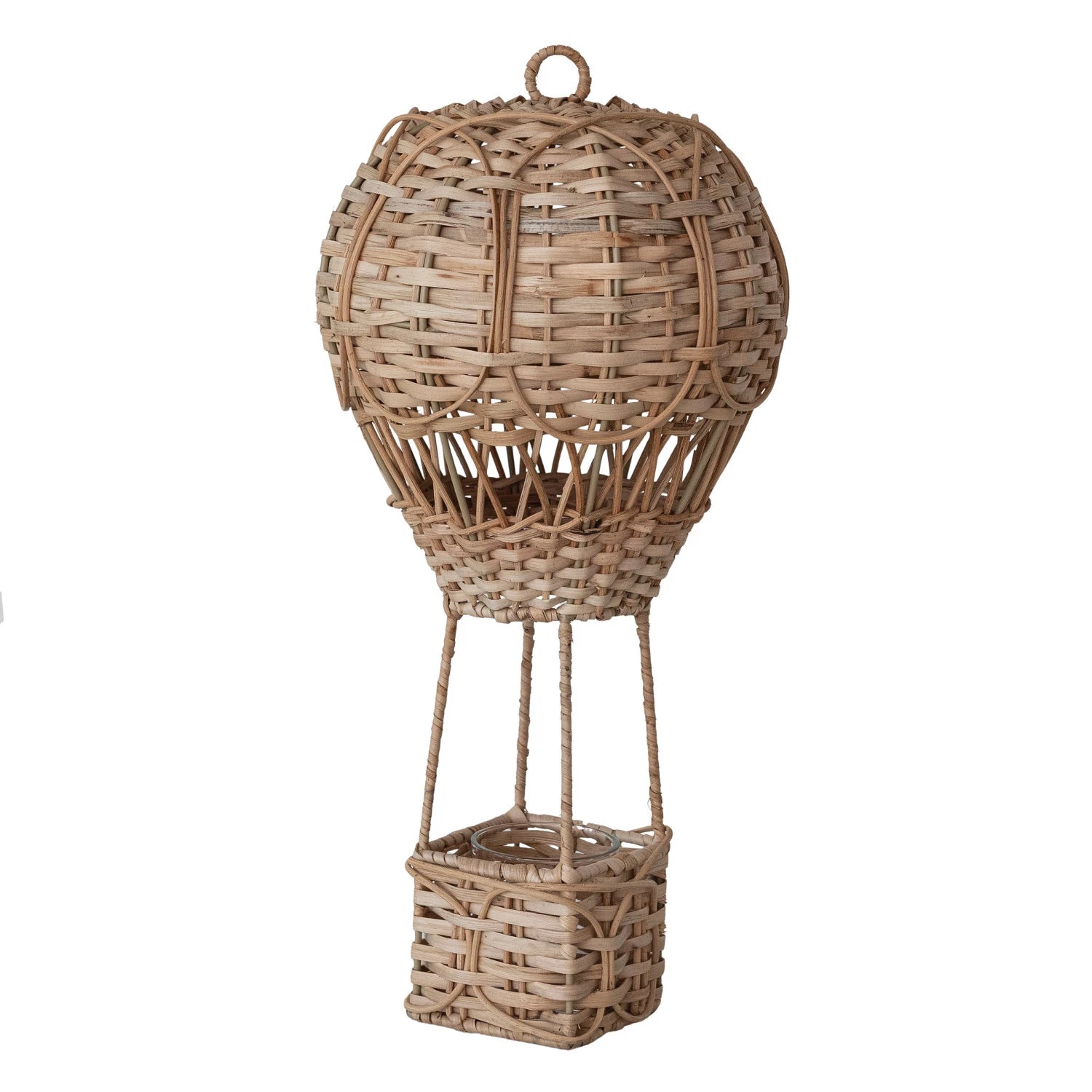 Hand-Woven Rattan Hot Air Balloon