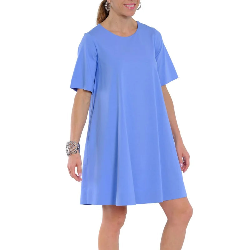 Diana Diamond Dress - Lime and Periwinkle