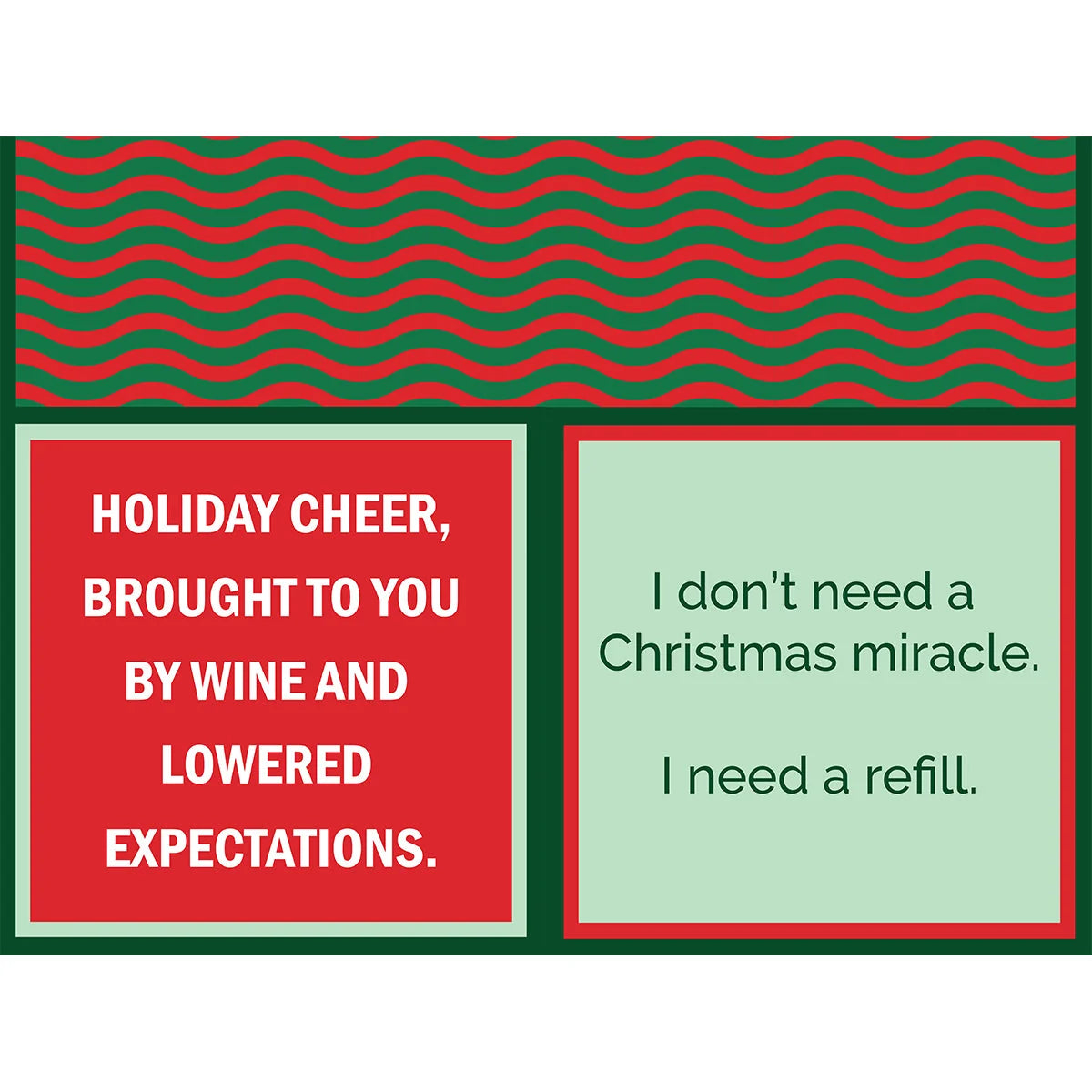 XMAS Miracle Cocktail Napkin