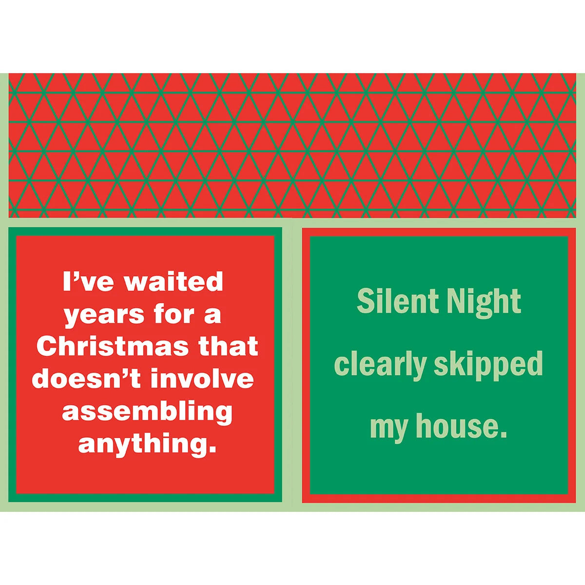 XMAS Silent Night Cocktail Napkin