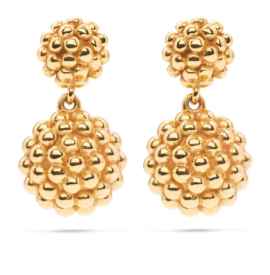 Capucine de Wulf Berry Double Drop Earrings in Gold
