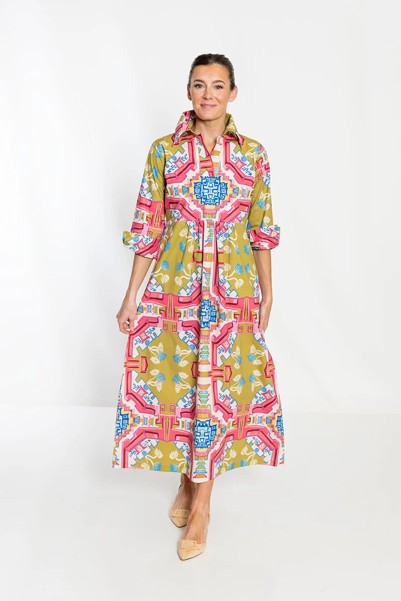 House of MBR Blythe Empire Dress Long | Surcie