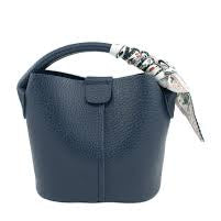 Mini Leather Scarf Tote  - (multiple colors)