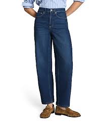 Spanxshape™ Barrel Leg Jeans - Percy Wash
