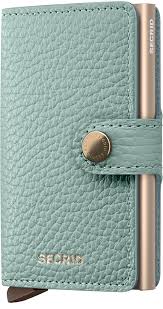 Secrid Mini Wallet Pebble Wallet = Cappuccino, Orchid, Sea Green, or Rose
