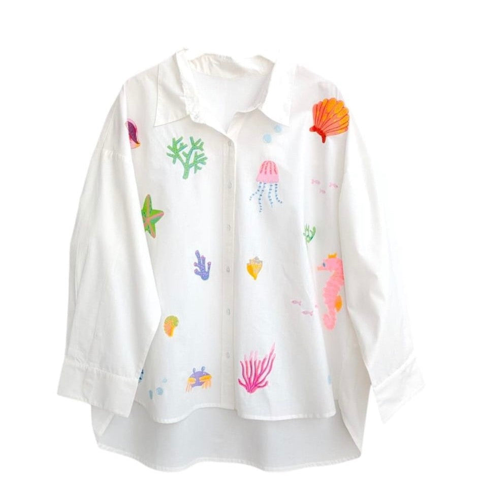 Tela Mercantile Fish Oxford Shirt