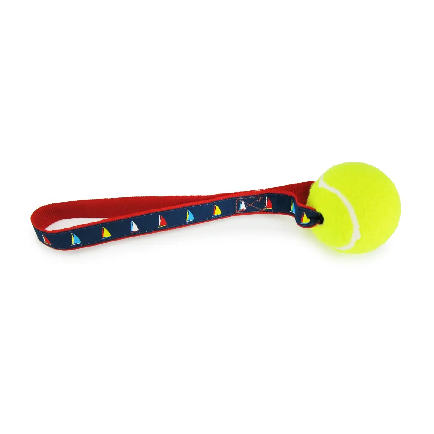 Tennis Ball & Strap Toss Toy - (multiple variants)