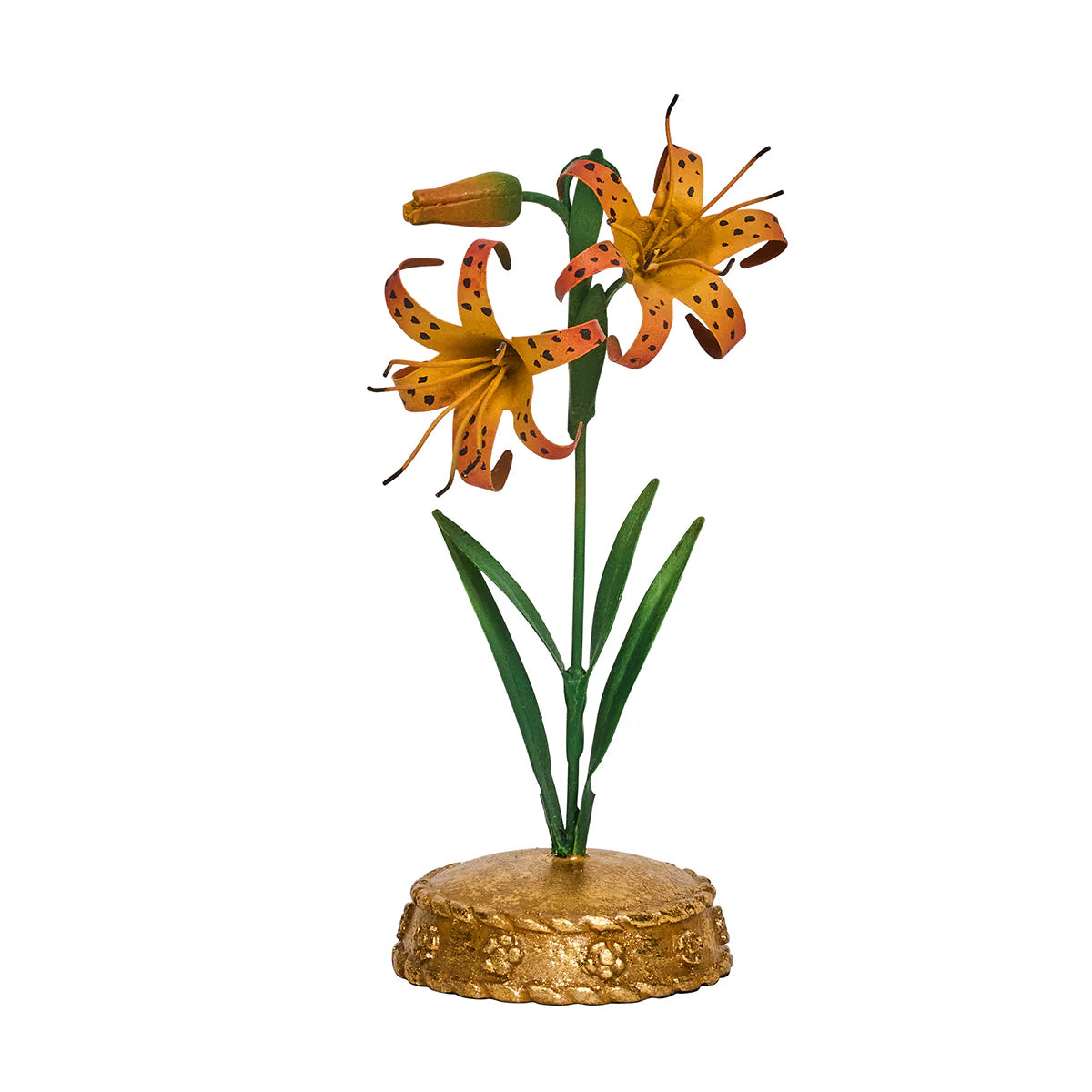 Juliska Meadow Walk  Tiger Lily Place Card Holder - Orange