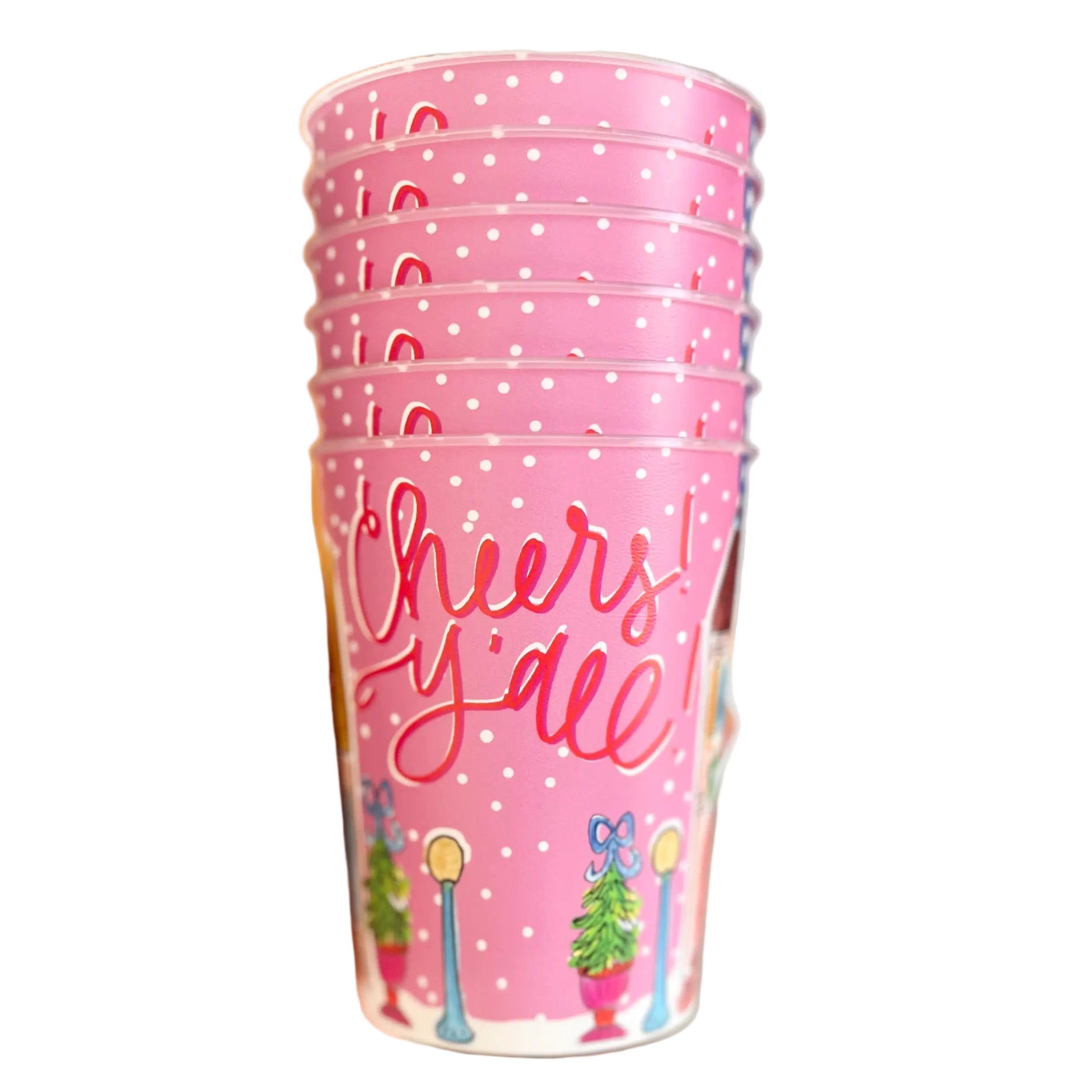 Fun Reusable Party Cups - (multiple variants)