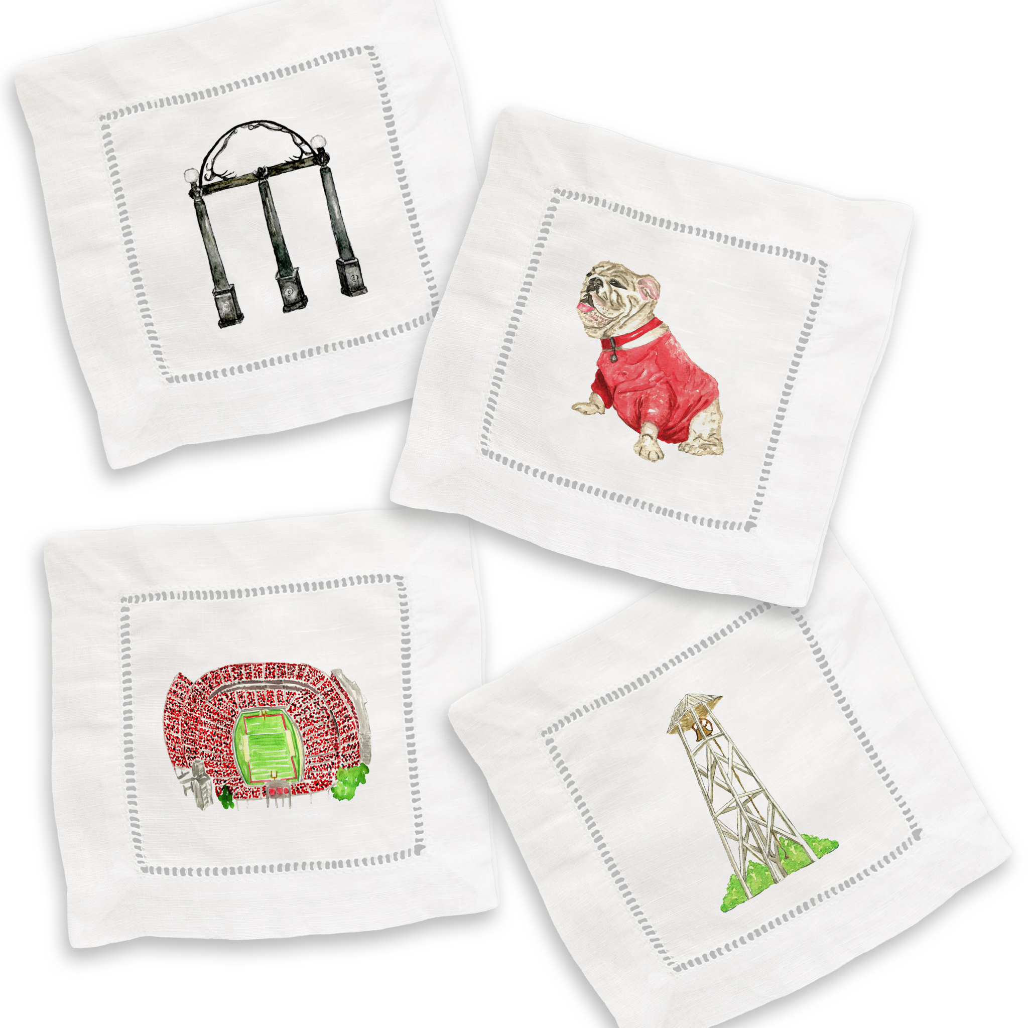 Athens, GA Cocktail Napkin Set