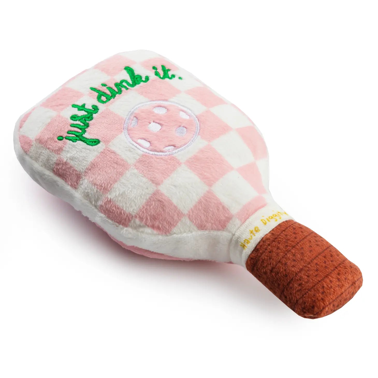 Pickleball Paddle Dog Toy - (green or pink)