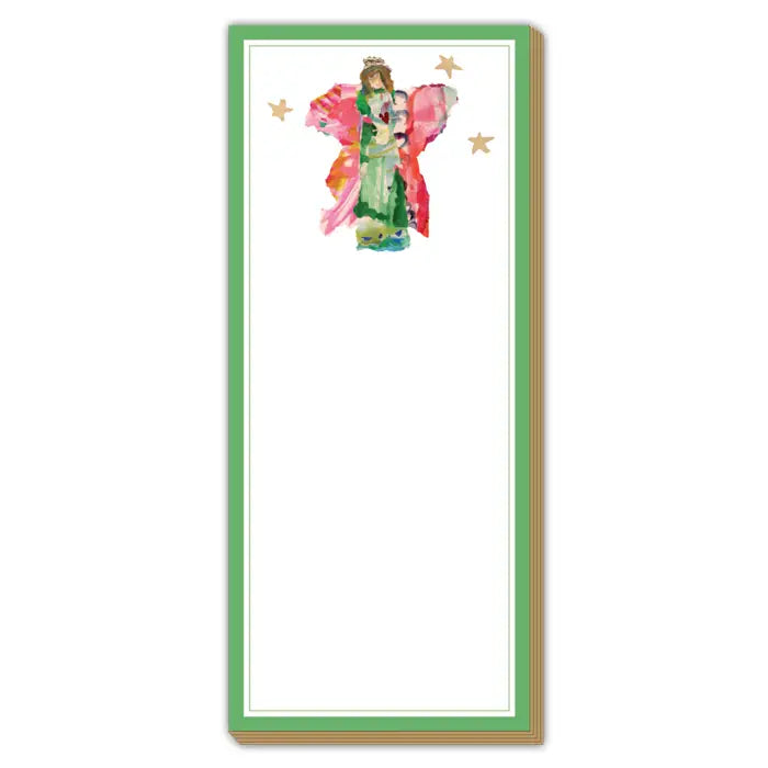Luxe Skinny Notepad - Green Angel