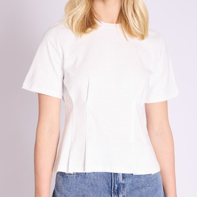 Berenice TShirt Cintre Col Rond MC - Black, Grey Melange, White