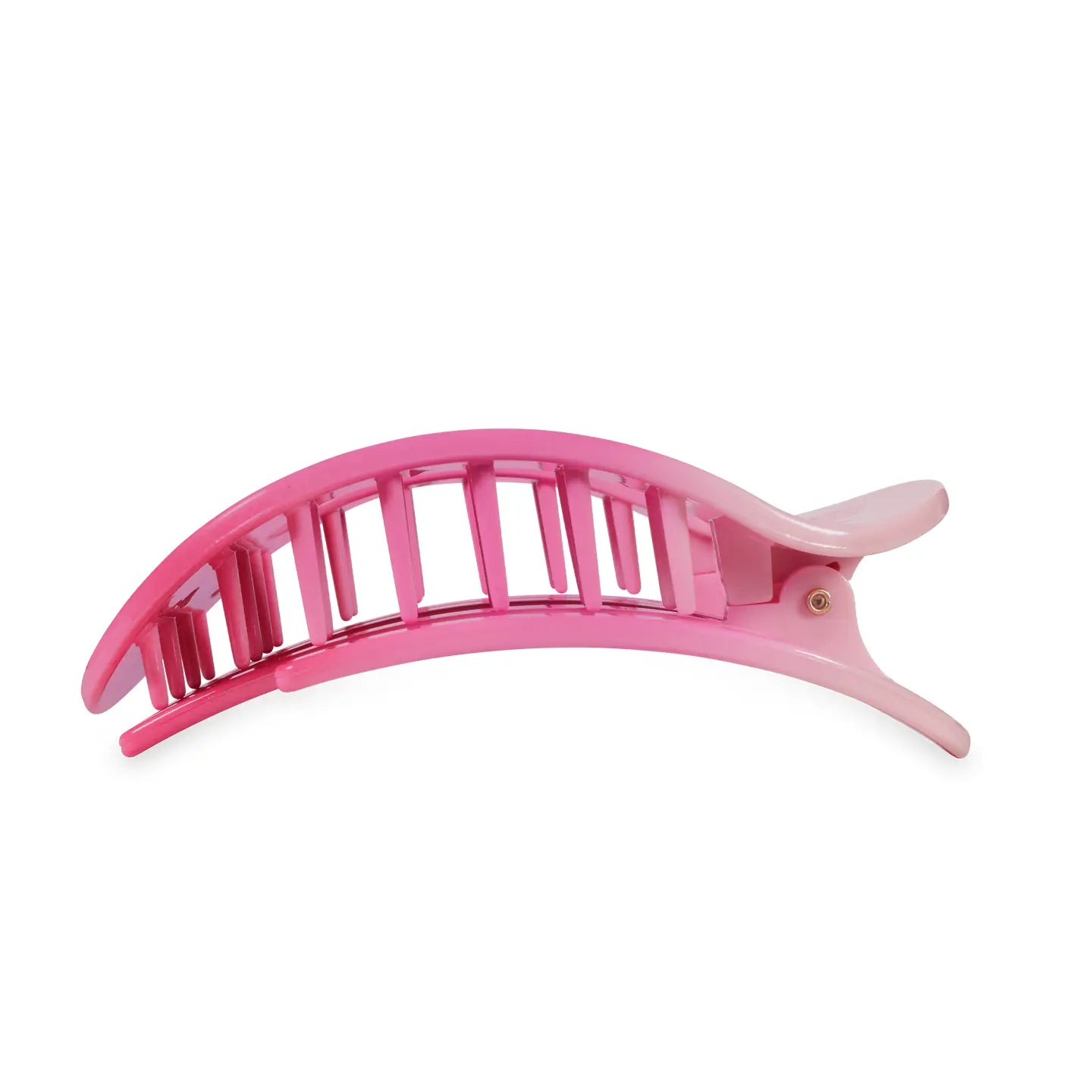 Teleties Flat Round Hair Clip | Kiss & Tell Large