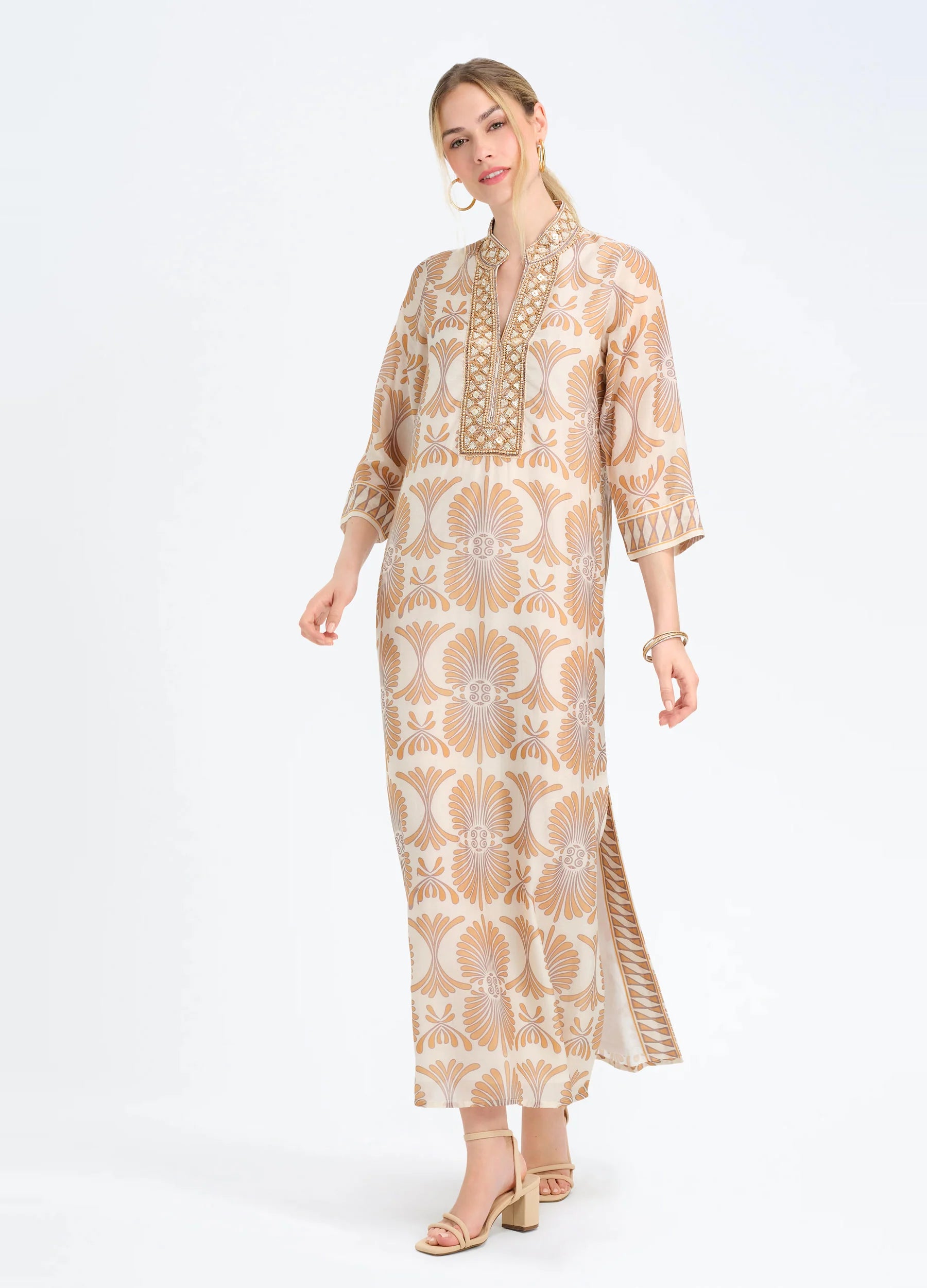 Bella Tu Elise Caftan | Santorini Sand
